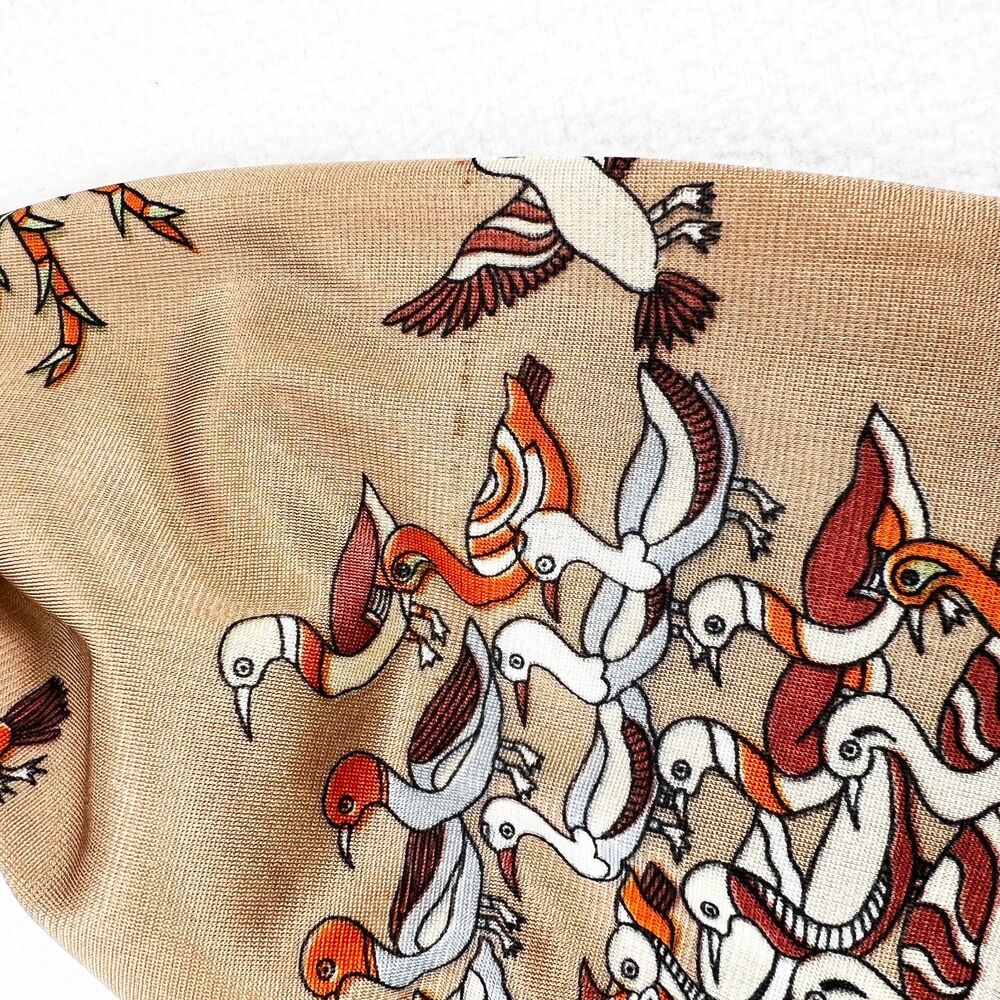 Vintage | Huk A Poo | Aztec Ducks | Dagger Collar | Small Mens or Medium Women - Picture 7 of 7
